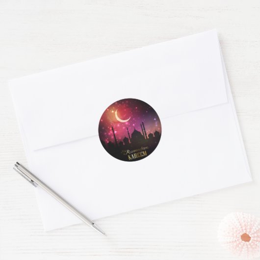 Ramadan Ronde Sticker (Envelop)