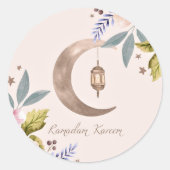 Ramadan Ronde Sticker (Voorkant)