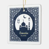 ✨ Ramadan Serenity Decorative Art – Celestial Keramisch Ornament (Links)