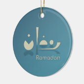 Ramadan Serenity (donker) Keramisch Ornament (Links)