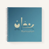 Ramadan Serenity (donker) Notitieboek (Voorkant)
