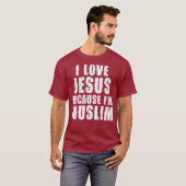 Ramadan Shirt Mubarak Quran I Love Jesus Muslim (Voorkant volledig)