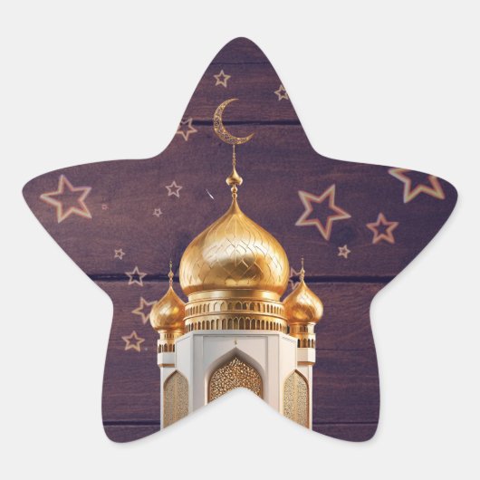 Ramadan  ster sticker (Voorkant)