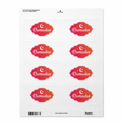 Ramadan Sticker (Full Sheet)
