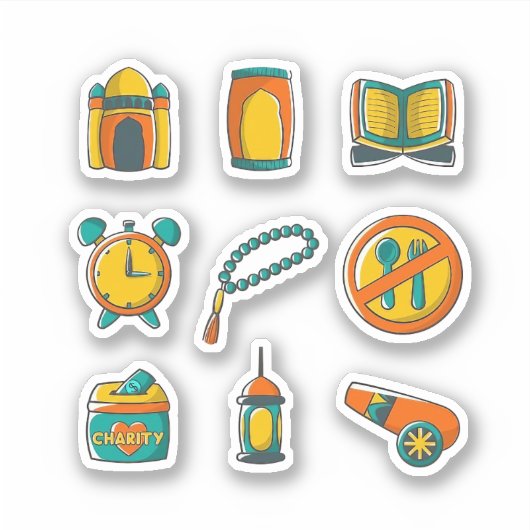 RAMADAN STICKERS (Voorkant)