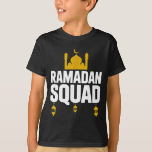 Ramadan-team gouden islamitische moskee lantaarnon t-shirt