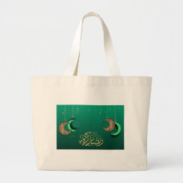 Ramadan Theme Canvas tas