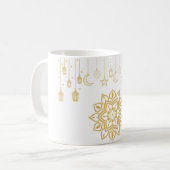 Ramadan Trofee met gouden Ornamenten Koffiemok (Voorkant links)