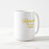 Ramadan van Waarden Koffiemok (Voorkant rechts)