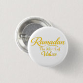Ramadan van Waarden Ronde Button 3,2 Cm (Voorkant /achterkant)