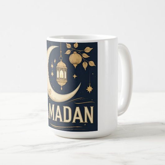 Ramadan vangt het licht, het ritme. koffiemok (Voorkant rechts)