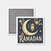 Ramadan vangt licht, ritme en reflectie magneet (Voorkant / Achterkant)