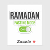 Ramadan: vastenmodus ingeschakeld sticker (Vel)