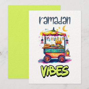 Ramadan Vibes   Arabian Street Food Cart Glowing Kaart