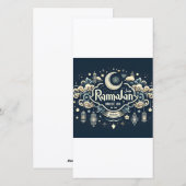 Ramadan vieren met Ramadan Mode Aan Feestdagenkaart (Voorkant / Achterkant)