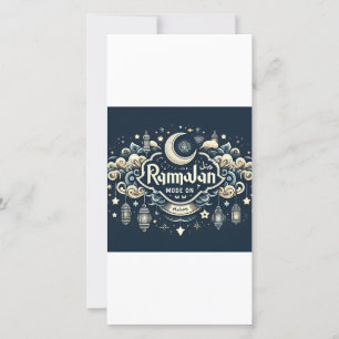 Ramadan vieren met Ramadan Mode Aan Feestdagenkaart