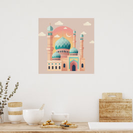 Ramadan-viering muurprint poster