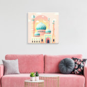 Ramadan-vieringsmuurprint canvas afdruk (Insitu (Woonkamer))