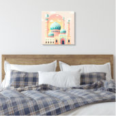 Ramadan-vieringsmuurprint canvas afdruk (Insitu (Slaapkamer))