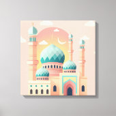 Ramadan-vieringsmuurprint canvas afdruk (Voorkant)