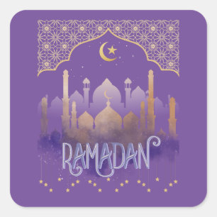 Ramadan Vierkante Sticker