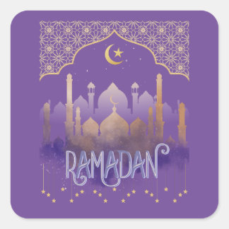 Ramadan Vierkante Sticker