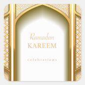Ramadan Vierkante Sticker (Voorkant)