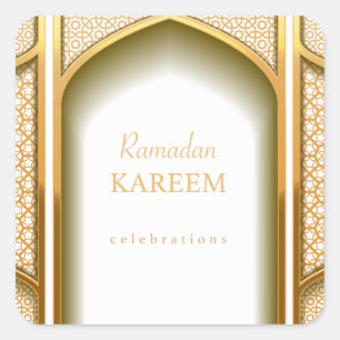 Ramadan Vierkante Sticker