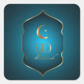 Ramadan Vierkante Sticker (Voorkant)