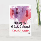Ramadan Wensen Kaart (Voorkant)