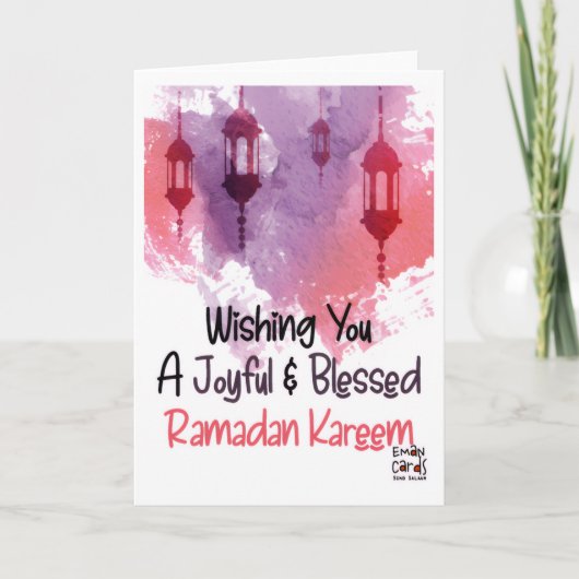 Ramadan Wensen Kaart (Voorkant)