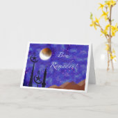 Ramadan-Wenskaart in het Frans Kaart (Gele Bloem)