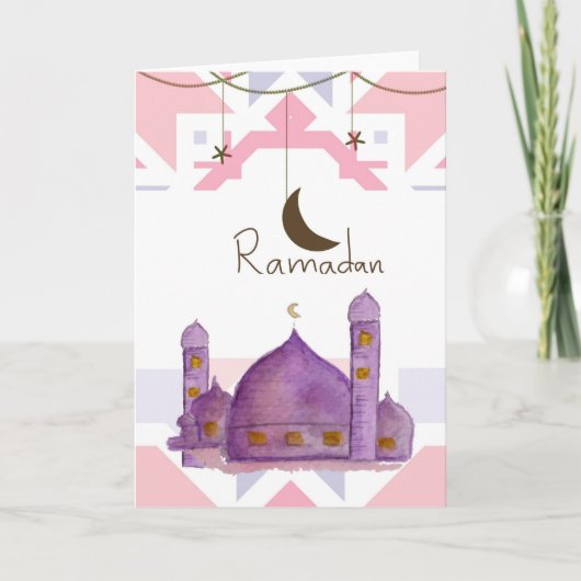 Ramadan wenskaart kaart (Voorkant)