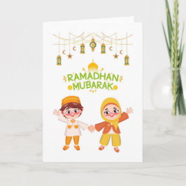 Ramadan wenskaart kaart