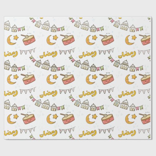 RAMADAN Wrapppapier HAPPY Cadeaupapier (Vlak)