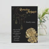 ramadangroet feestdagenkaart (Staand voorkant)