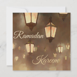 Ramadanlampen - Platte Kaart