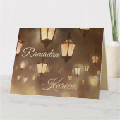Ramadanlampen - schilderen kaart (Voorkant)