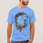 Ramadanmaan in Pollock-stijl T-shirt (Voorkant)