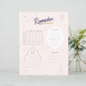 Ramadanplanner (Staand voorkant)