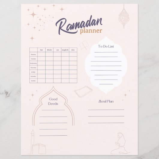 Ramadanplanner (Voorkant)