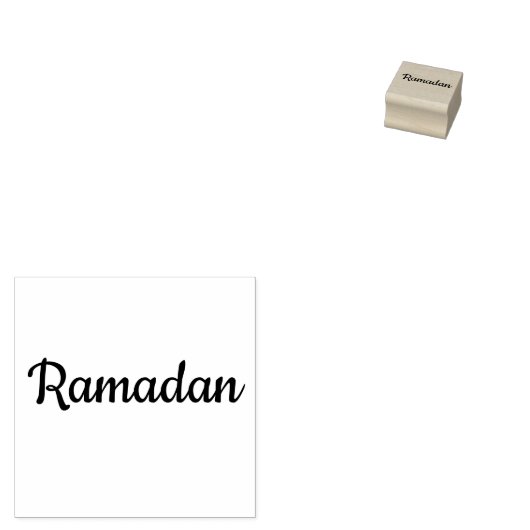 ramadanstempel rubberstempel (Gestempeld)