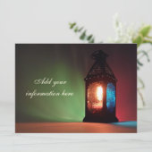 ramadanuitnodiging kaart (Staand voorkant)