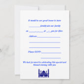 Ramadhan Iftar Uitnodiging tot islamitische manife (Achterkant)