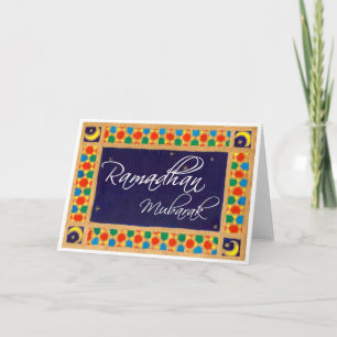 Ramadhan Mubarak Greeting Kaart