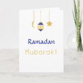 Ramadhan Mubarak Notitiekaartje (Voorkant)