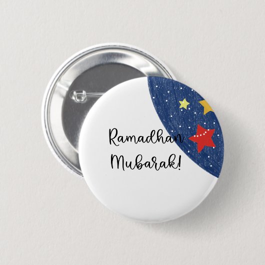 Ramadhan Mubarak tot de wereld Ronde Button 5,7 Cm (Voorkant /achterkant)
