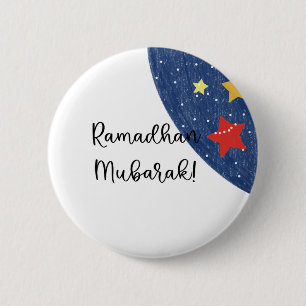 Ramadhan Mubarak tot de wereld Ronde Button 5,7 Cm