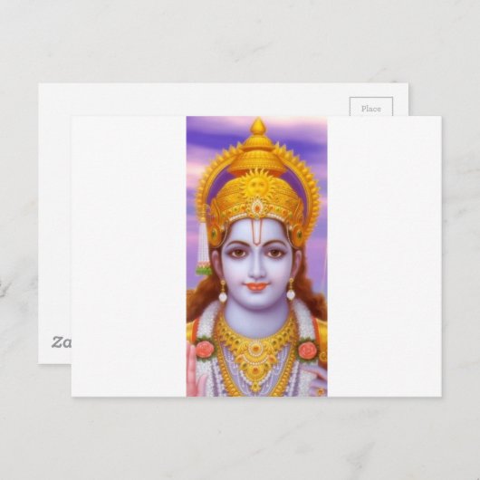 ramagod briefkaart (Voorkant / Achterkant)