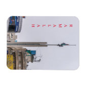 Ramallah Yasser Arafat Square uitzicht koelkastmag Magneet (Horizontaal)